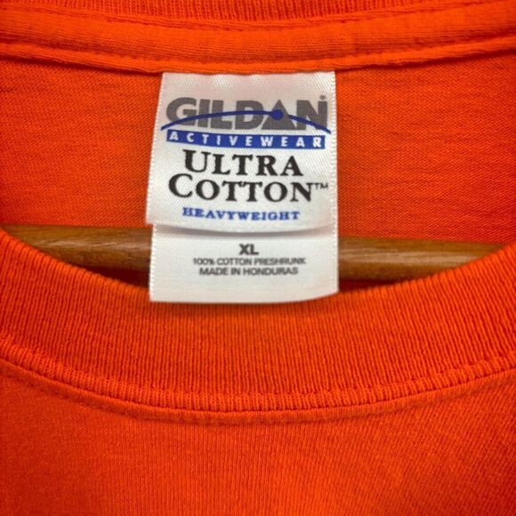 John Lynch #47 Captain Crush Denver Broncos Tee Orange T-Shirt Size Large - Picture 4 of 4